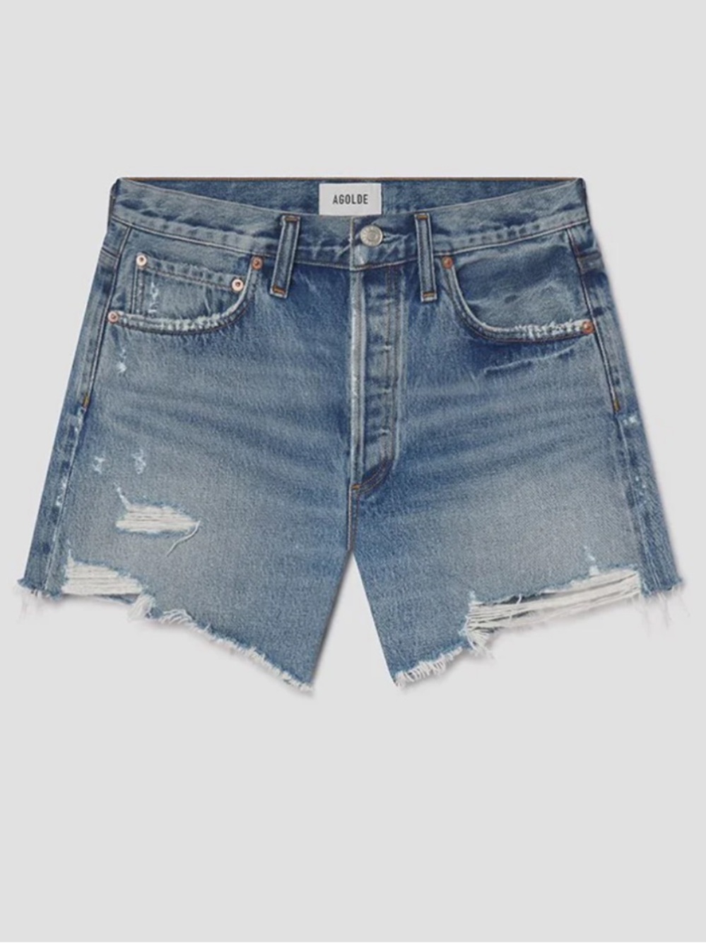 Agolde Parker Denim Shorts